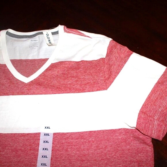 Old Navy Striped Tee XXL - Nwt - Picture 4 of 6